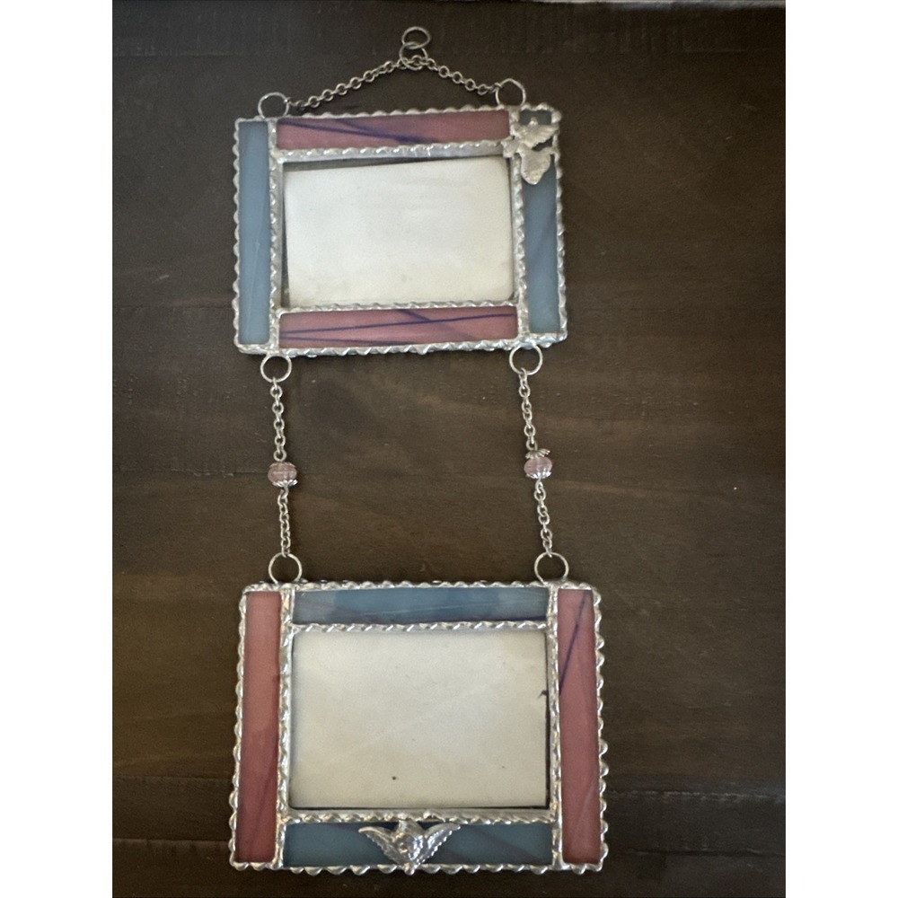Metal Works Collection Enamel 3" x 2" Hanging Photo Frame